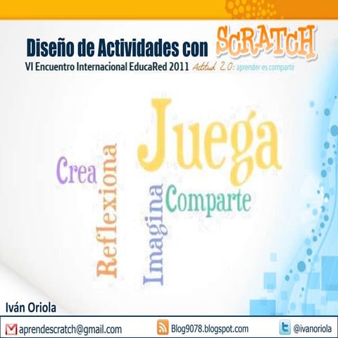 Diseño Actividades con Scratch