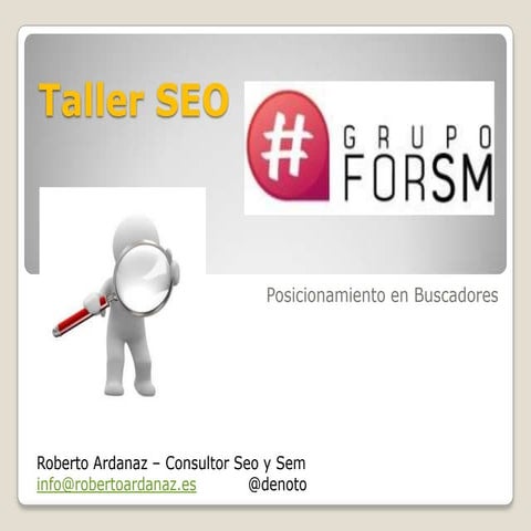 Taller seo forsm