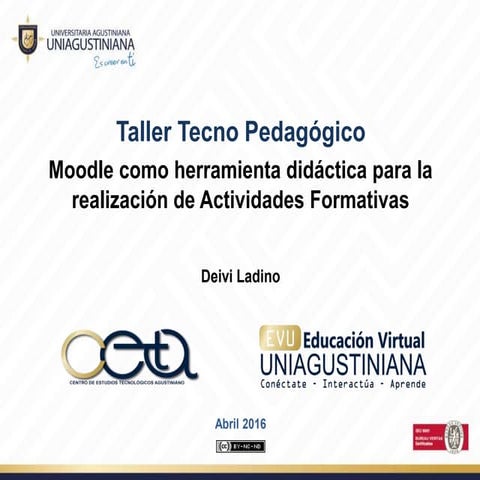 Taller tecno pedagógico 