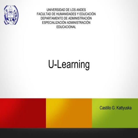M learning , u-learning | PPTX