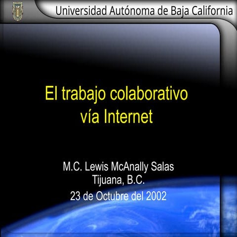 Taller Trabajo colaborativo vía Internet.ppt