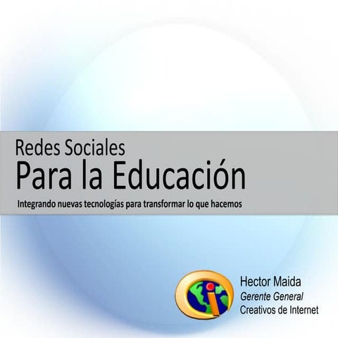 Redes Sociales en la Educación