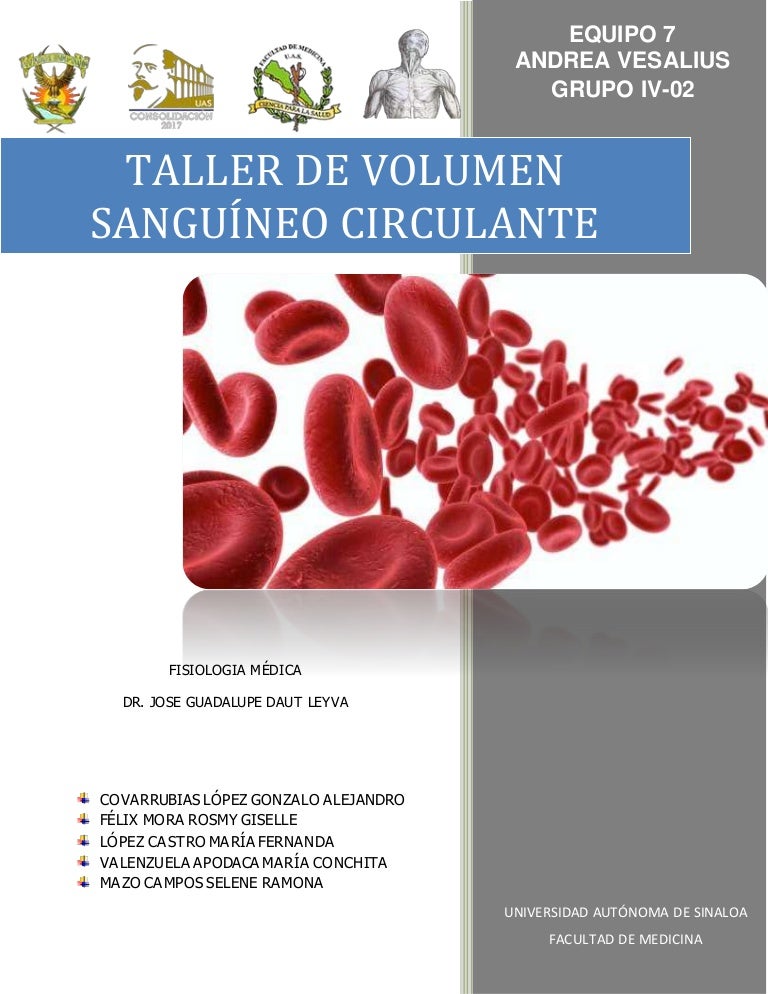 Taller volumen sanguíneo circulante Taller volumen sanguíneo circulante