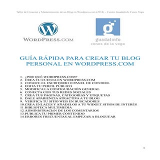 Manual Práctico de Wordpress.com (2...