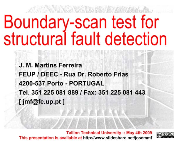 The IEEE 1149.1 Boundary-scan test standard
