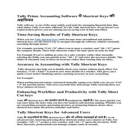 Tally Prime Accounting Software में Shortcut Keys की अहमियत.pdf