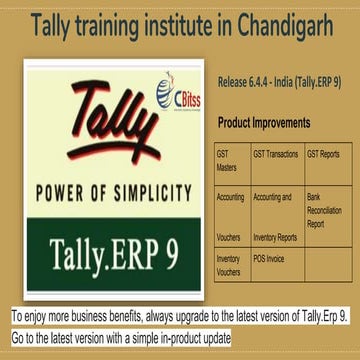 Tally training institute in Chandigarh