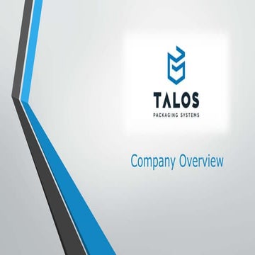 Talos Company Overview | PPTX
