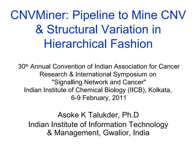 CNVMiner: Pipeline to Mine CNV & Structural Variation in Hierarchical Fashion
