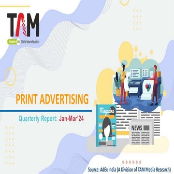 TAM AdEx Quarterly Report for Print Advertising 2024