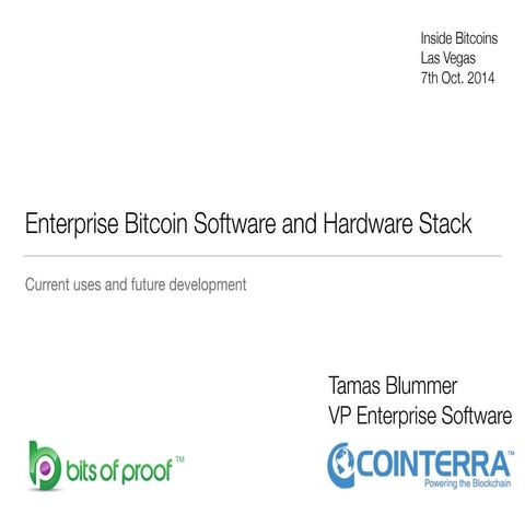 Tamas blummer presentation