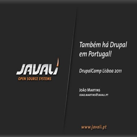 Também há Drupal em Portugal