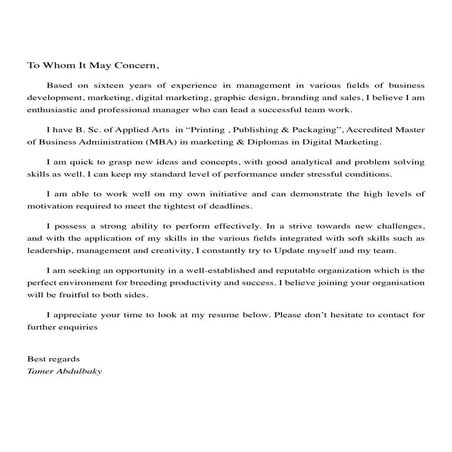 Tamer Abdulbaky Resume