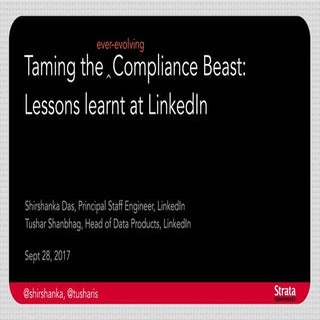 Taming the ever-evolving Compliance...