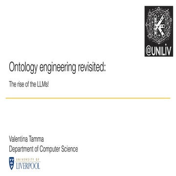 Ontology engineering revisited: The rise of the LLMs | PDF