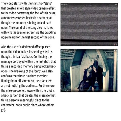 Textual Analysis on my own music video