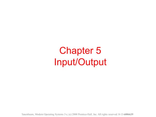 Input / Output | PPT