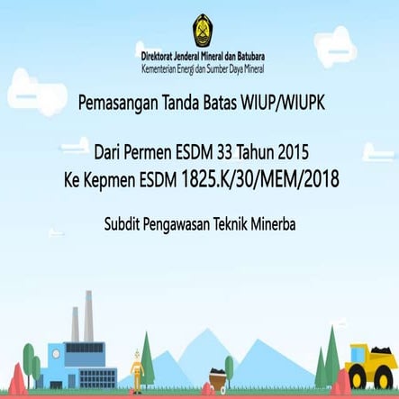 Tanda Batas WIUP tata cara pemasangan dan aturannya | PPTX