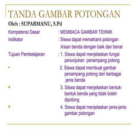 Tanda gambar potongan