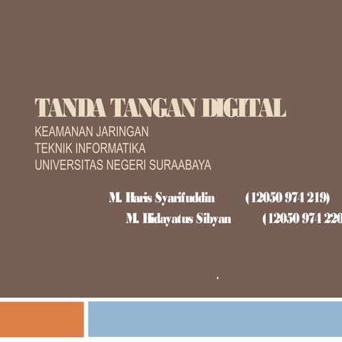 Tandatangan digital PTI UNESA