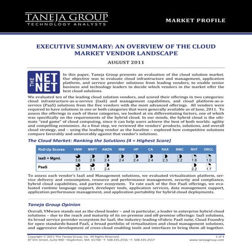 Taneja -cloud market-exec_summary