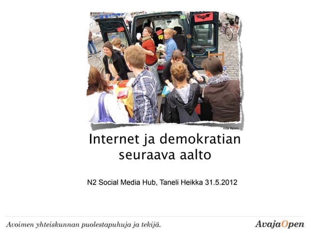 Taneli Heikka - Internet ja demokratian seuraava aalto