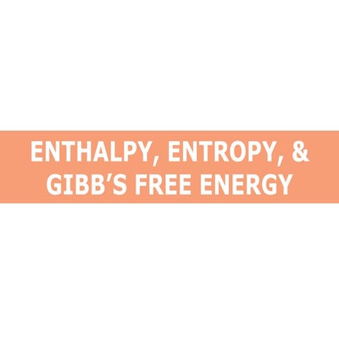 Tang 01b  enthalpy, entropy, and gibb's free energy