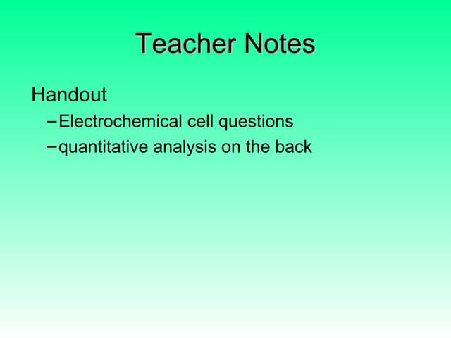 Tang 03   electrochemical cells 2