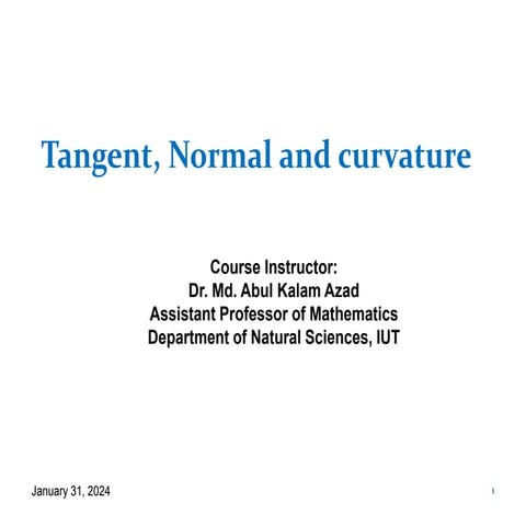 Engg Math, Determination of Tangent and Normal.pdf
