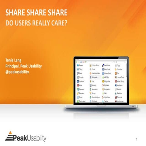 Share Share Share - Do users really care