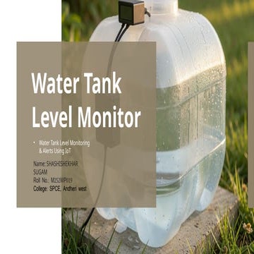 Water level monitoring system | PDF