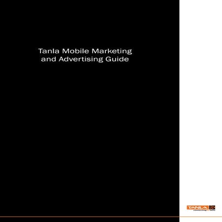 Tanla Mobile Marketing & Advertising Guide 2008