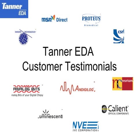 Tanner EDA Testimonials