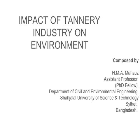 Tannery hmm