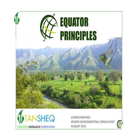 Tansheq equator principles