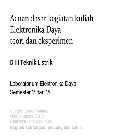 Tantangan peluang & solusi (engineering education)