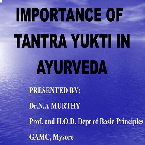 Tantra Yukti