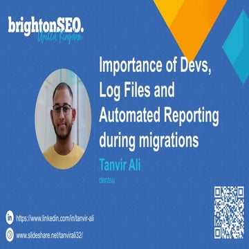 Importance of Devs, Log FIles and Automated Reporting during a Migrating