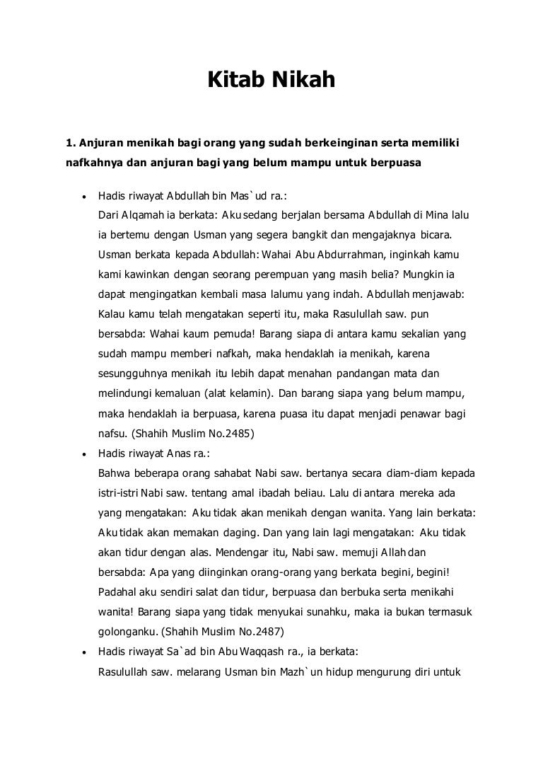 Tanya Jawab Nikah