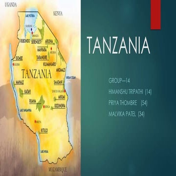 Tanzania natural beauty, diverse culture, .pptx