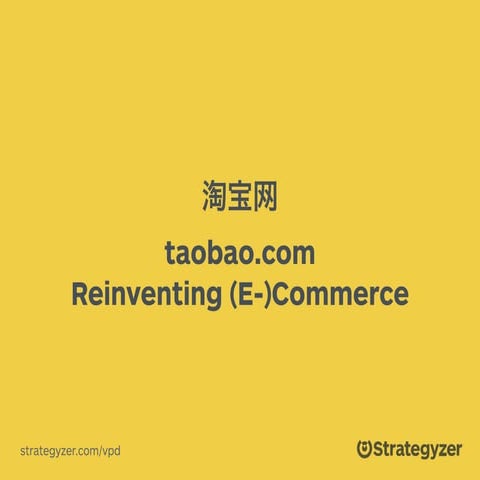 Tabobao Reinventing (E-)Commerce