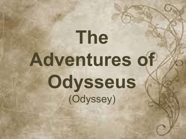 The Adventure of Odysseus