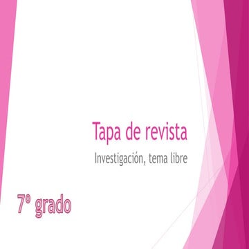 Tapa de revista