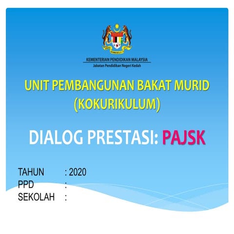 Tapak Dialog Pajsk Rendah 2020 Ppt