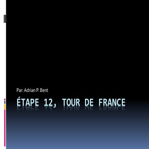 éTape 12, tour de france