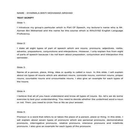 Tape script (syarmila)