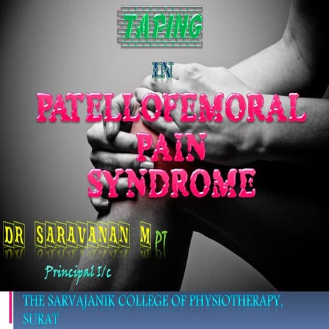 Taping for patellofemoral pain syndrome