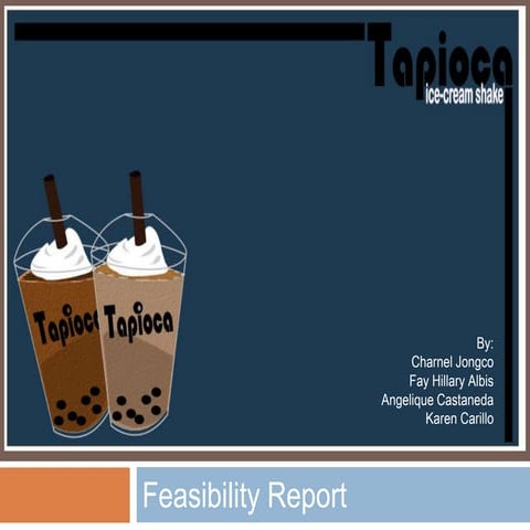 Tapioca shake project