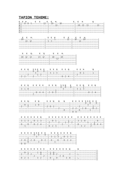 Bach Preludio 1 Suite en Sol Mayor TAB | PPT