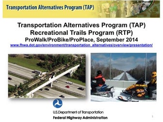 Federal Funding for Active Transportation and Recreation
